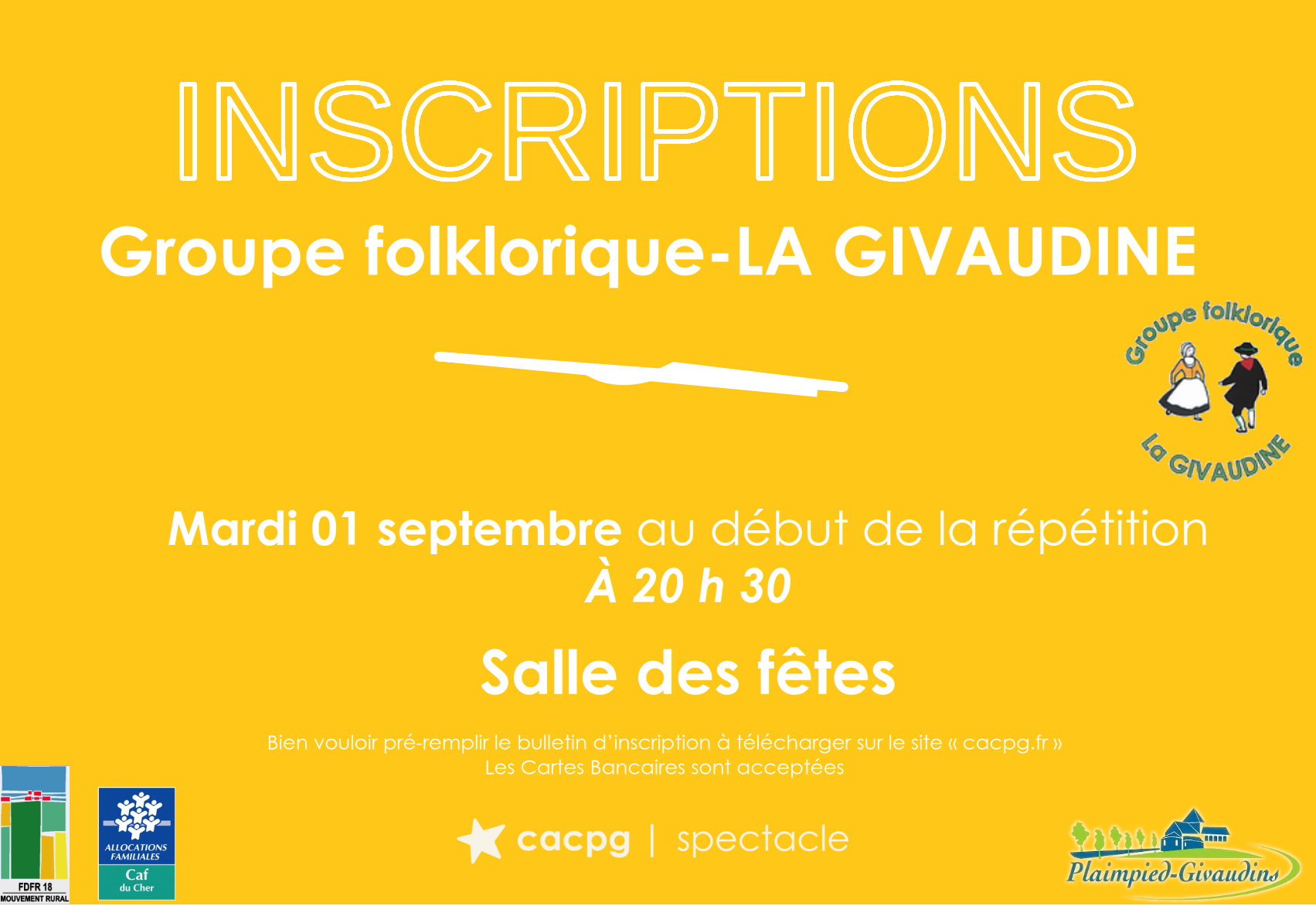 inscription à la Givaudine